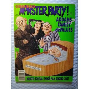 Cracked Monster Party Magazine Addams Family Values Issue 23 Halloween Horror